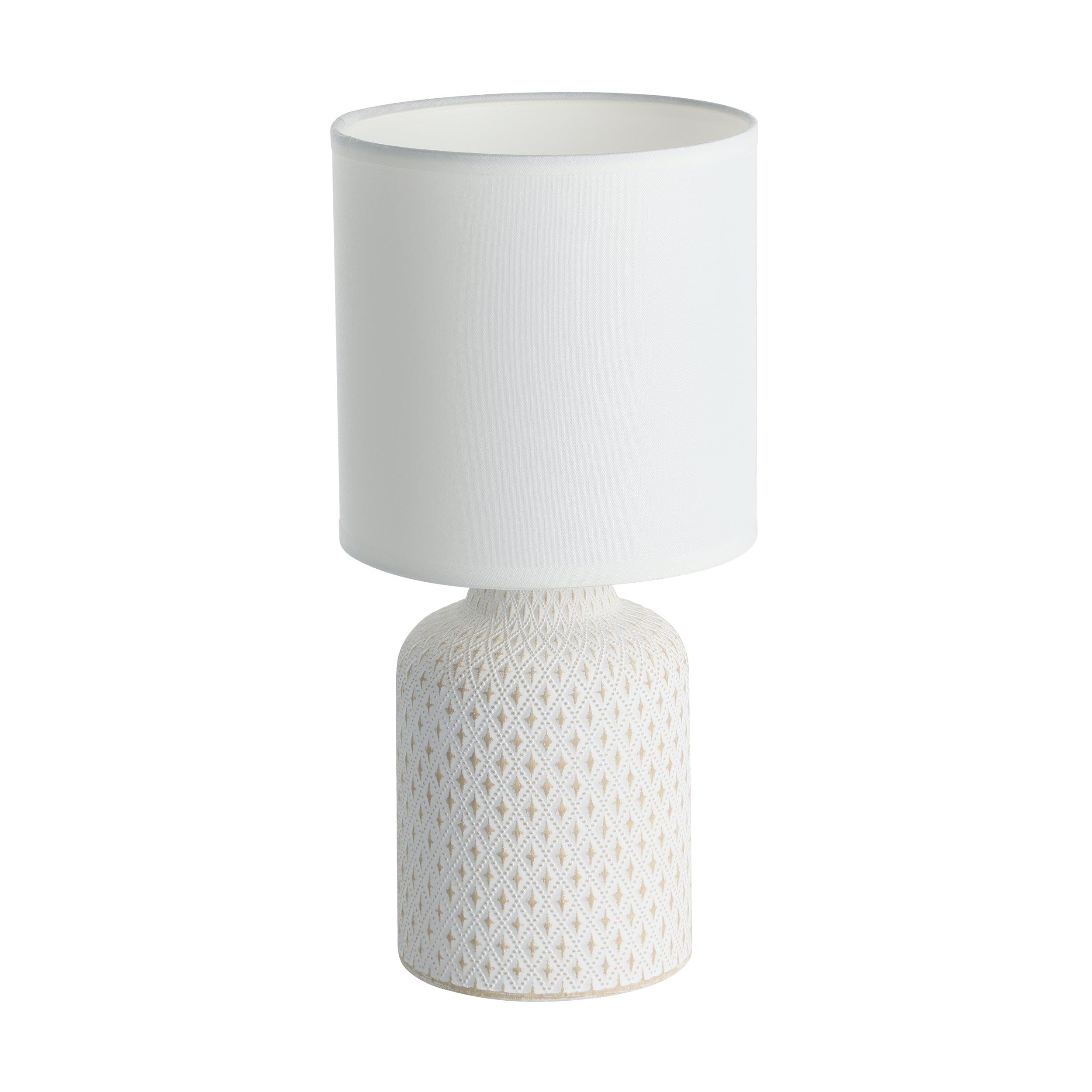 EGLO Bellariva 1-Light Crème and White Table Lamp 97773