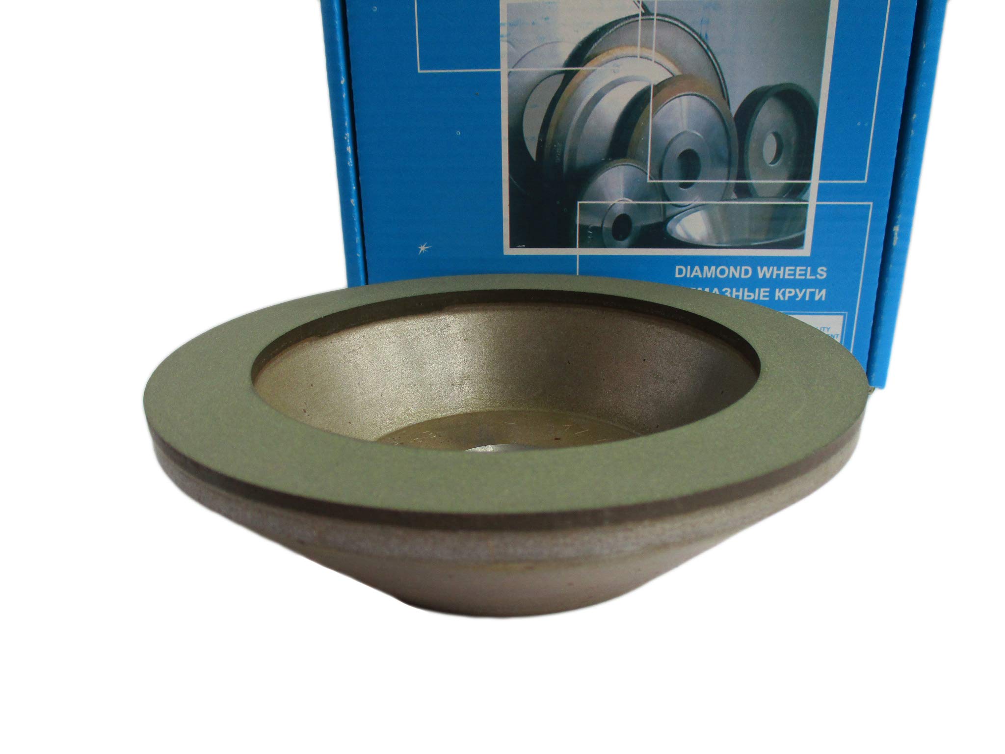 Dia 6" (150x20mm.) Hole 1.26" (32mm.) Width: 0.8" (20mm.) Type: 12A2-45 Cup Tool Diamond Grinding Wheel (200/160 Micron (70 Grit))