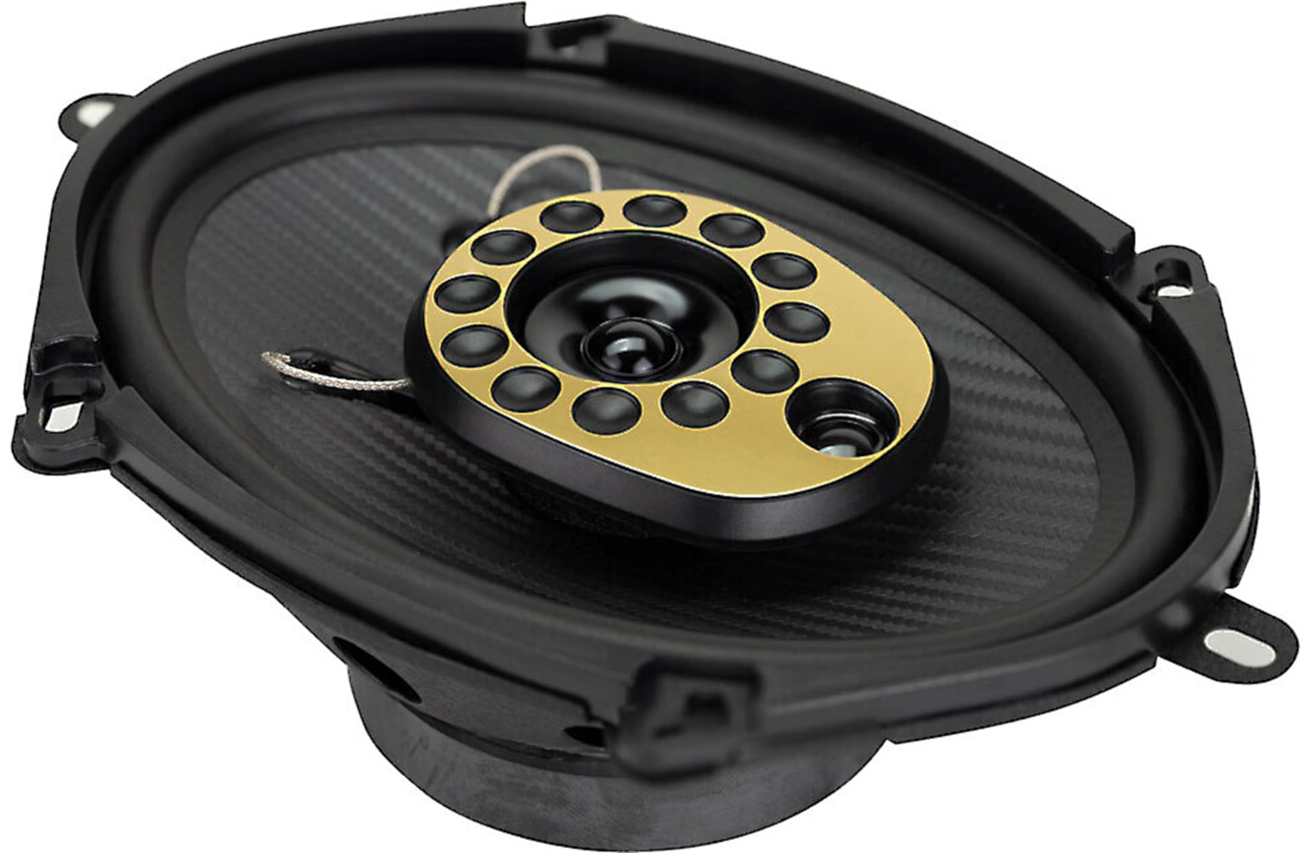 Pair of 5x7 / 6x8 Full Range 50W RMS 4-Ohm Jensen JS68T 3-Way Speakers by Jensen