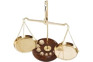 IBA Indianbeautifulart Apothecary Scale Vintage Collectible Brass Weight Scale Home Decor Antique Weight Balancing Scale Taraju
