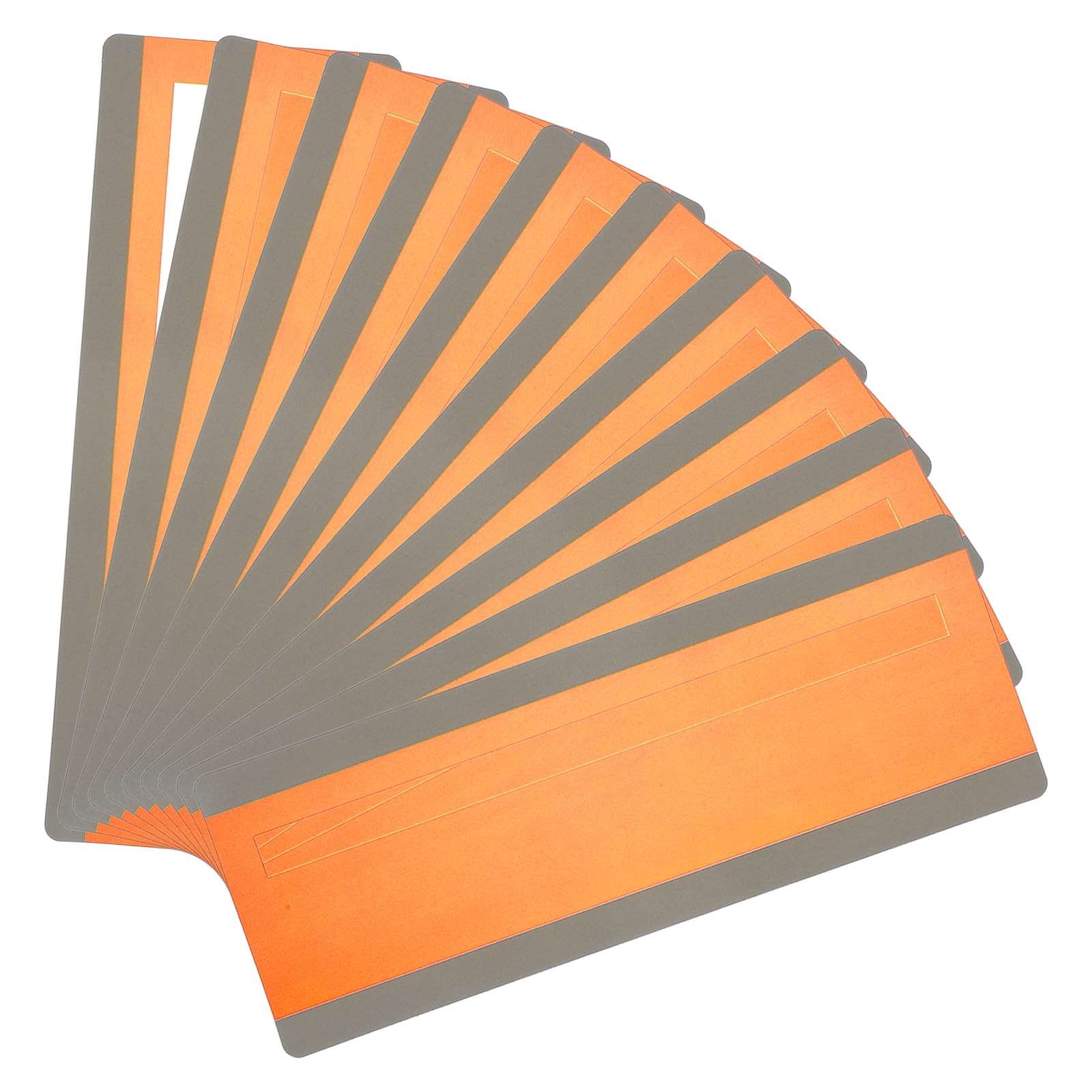 PATIKIL Guided Reading Strips, 20pcs Highlight Colored Overlay Bookmarks Sentence Strips Reading Tracking Ruler Teacher Supplies for Classroom, Orange