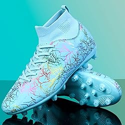 HESBITEUL Soccer Cleats for Men Women Football Turf