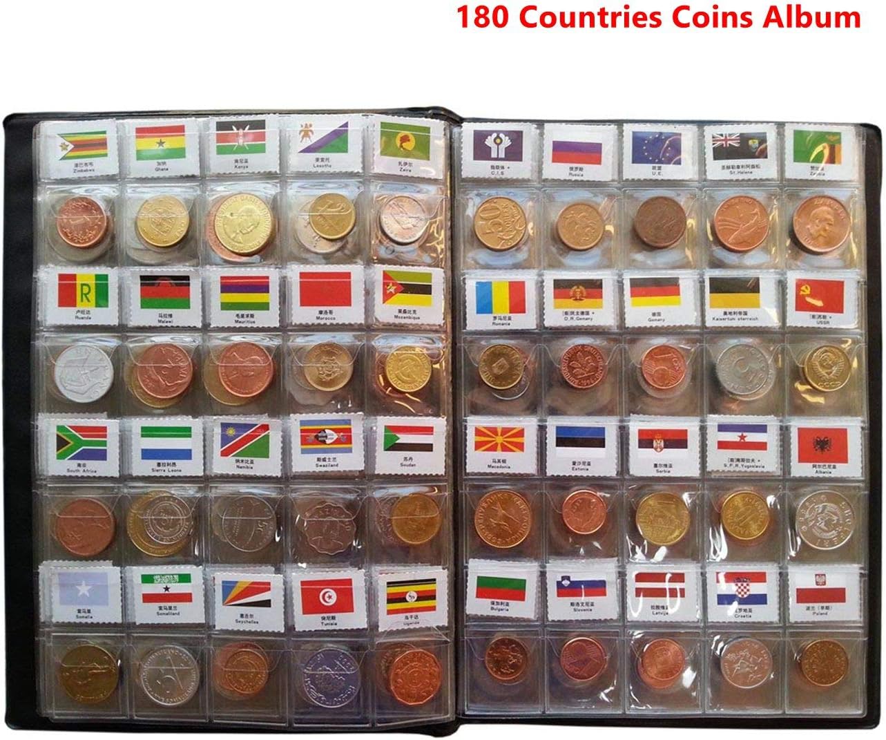 Coin Collection Starter Kit 180 Countries Coins/100