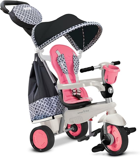 SMARTRIKE Tricycle évolutif Deluxe, Rose Amazon.fr Jeux et Jouets