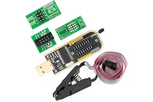 FBHDZVV SOIC8 SOP8 Test Clip Flash IC Clips Socket Adpter Programmer BIOS with USB Programmer CH341A 24 25 Series Flash Module DIY Kit