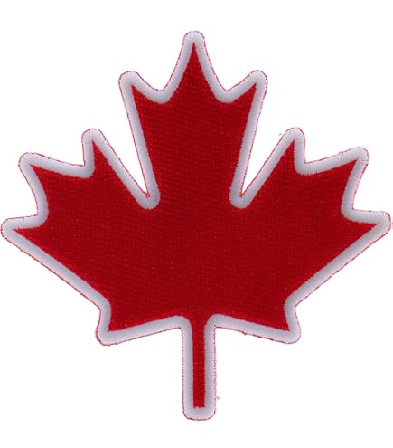 12-Pack Dark Red Maple Leaf Embroidered Patches - Iron-On Or Sew-On For Jackets, Bags, Jeans - View #10