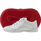 Nfinity Evolution White Cheer Shoes for Youth Girls – Breathable, High-Performance Sneakers for Cheerleading and Sports – Lightweight & Built to Last