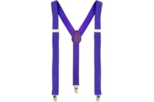 MDSTYLE Suspenders for Men Women Boys - Adjustable Y-Back for Wedding, Formal, Tuxedo, Jeans and Costume