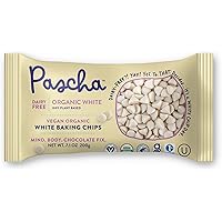 Pascha Organic Vegan White Chocolate Chip, UTZ, Gluten Free & Non GMO, 7.1 Ounce (Pack of 8)