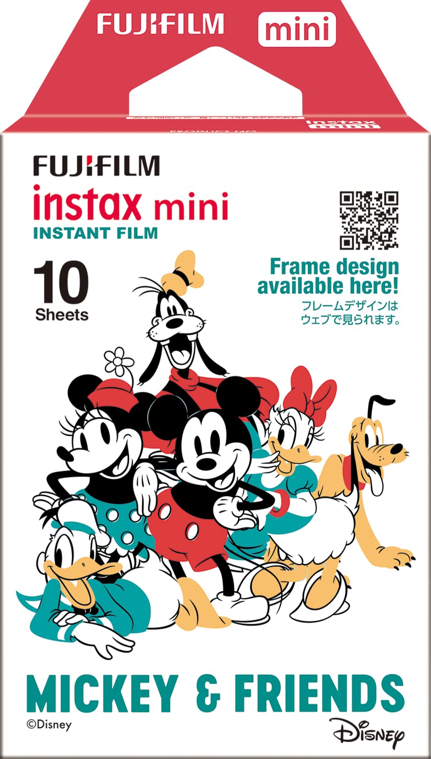 Fujifilm Instant Camera Film 10 Pcs Mickey & Friends INSTAX MINI MIC 2 WW 1