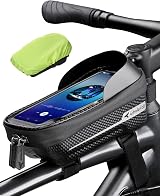 Whale Fall Bike Phone Holder Waterproof Hard Shell Top Tube Bag 7"
