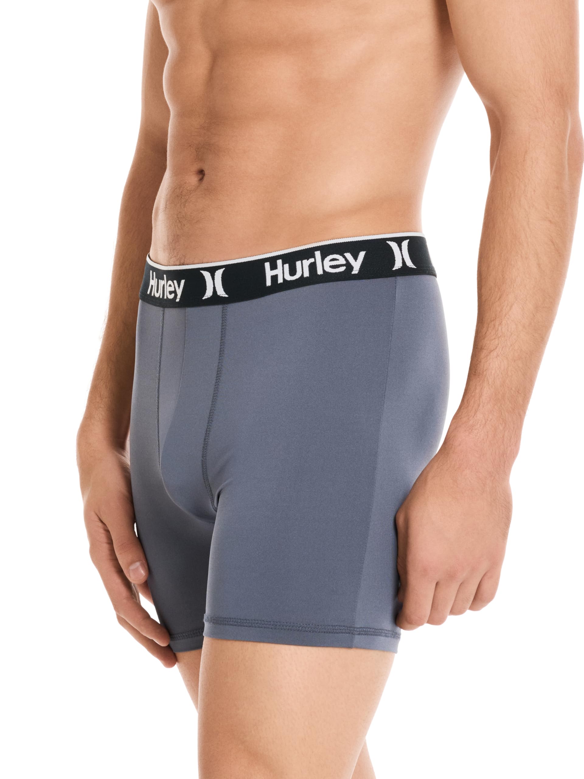 Hurley mens 5 Pack Stretch Boxer Briefs
