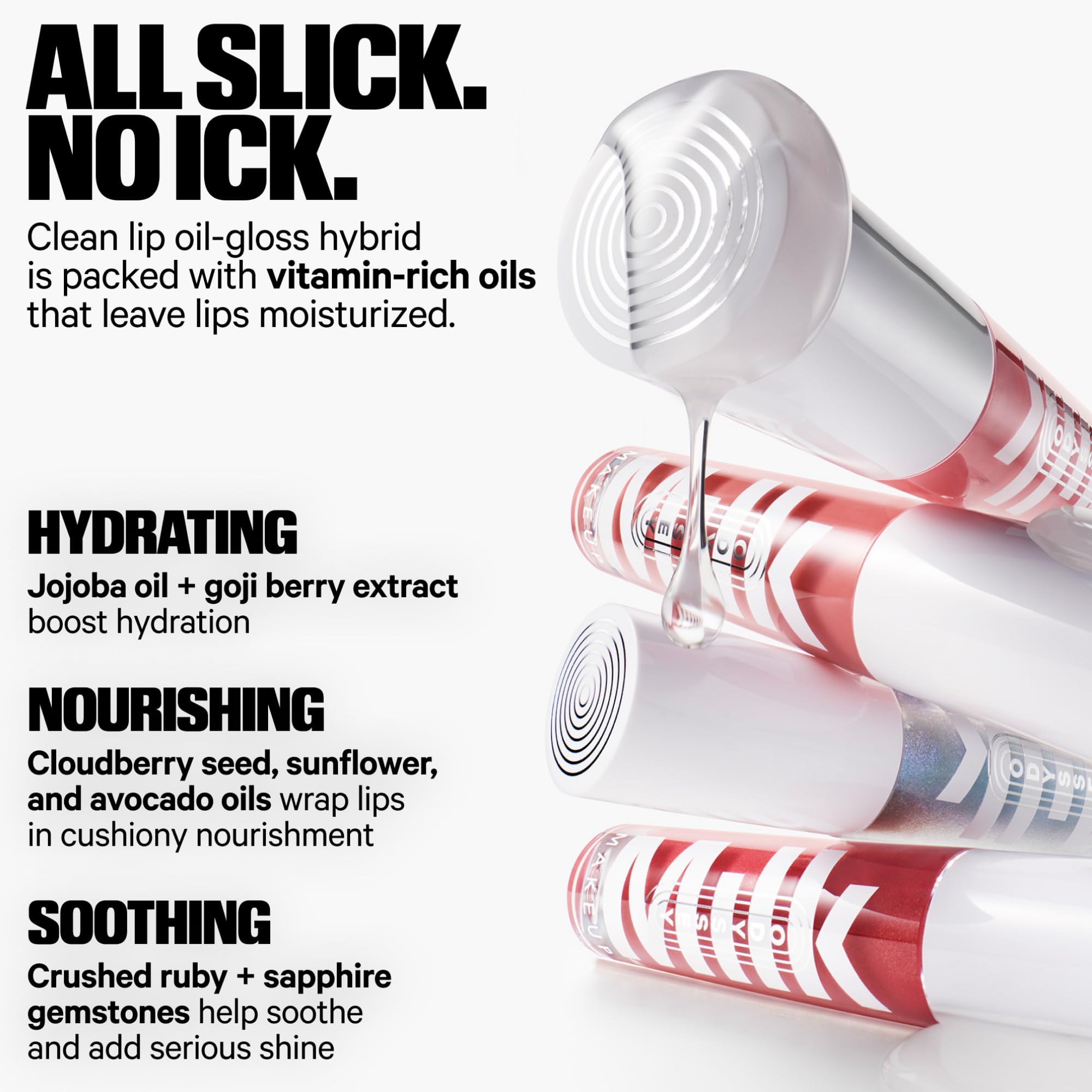 Milk Makeup Odyssey Lip Oil Gloss - For Fuller and Glossy Lips - Long Lasting Moisture - Semi-Sheer Color - Vegan Cruelty Free