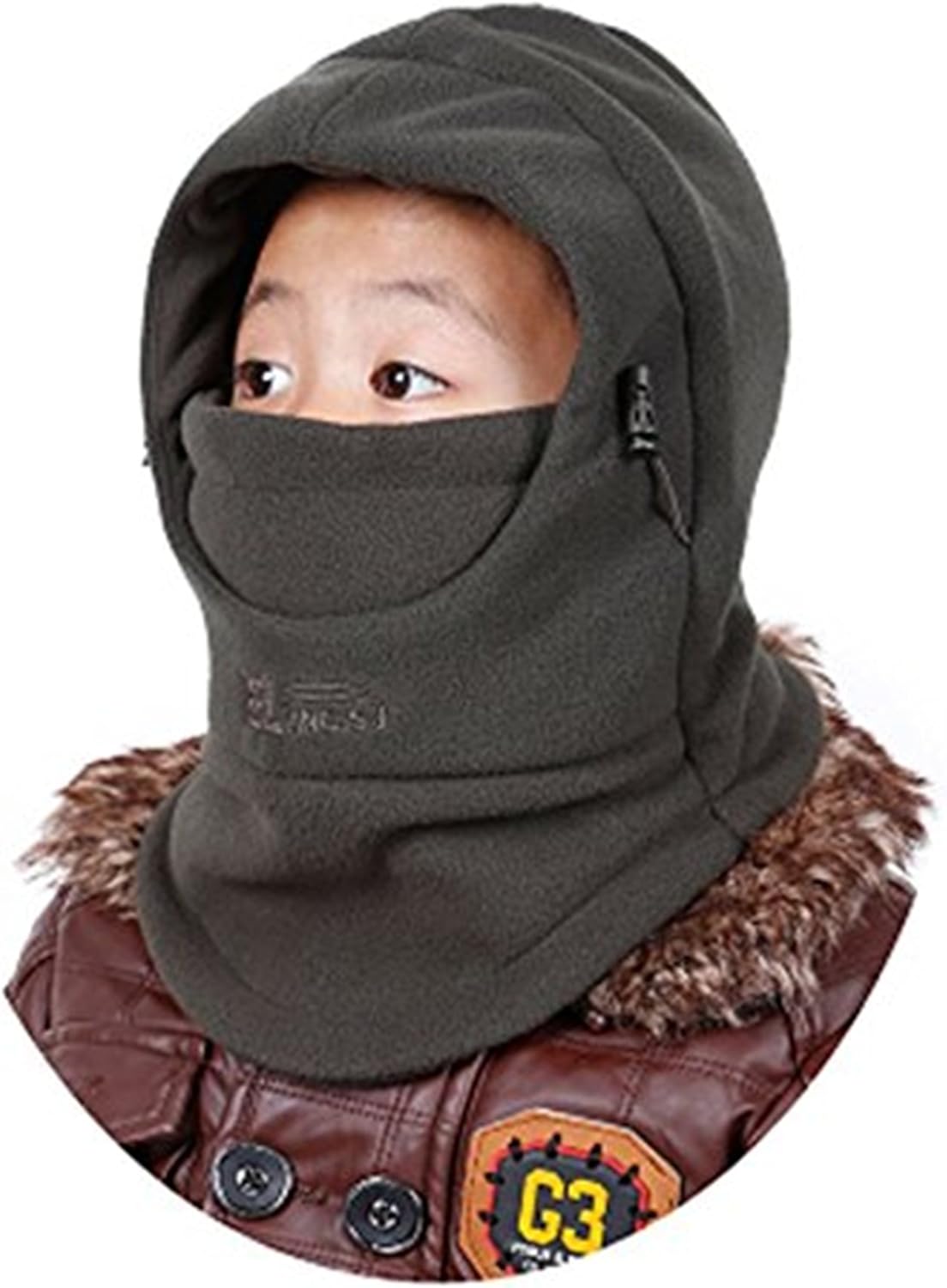 ZZLAY Children's Balaclavas Hat Thick Thermal Windproof ...