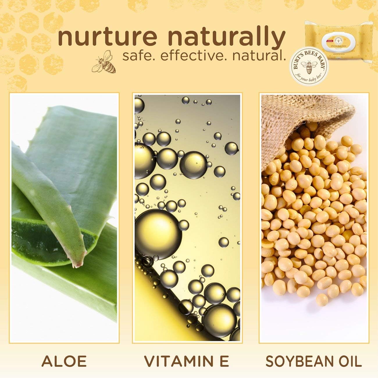 burt's bees wipes baby