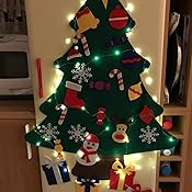 Ensemble D'arbre De Noël En Feutre, Bricolage, Décorations