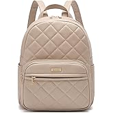 Marvolia Mini Backpack for Women - Vegan Leather Small Fashion Purse for Travel Work Shopping - Khaki