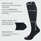 360 Relief 2 Pairs Compression Socks 15-20 mmHg Black S/M Travel Flight view 4