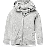 Nautica boys Long Sleeve Sensory-friendly Fleece Full Zip Hoodie