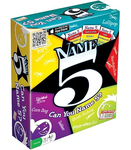 Amazon.com: Name Five by Endless Games : Endless Games: Toys & Games