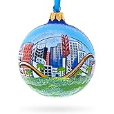 San Francisco, California Glass Ball Christmas Ornament 3.25 Inches