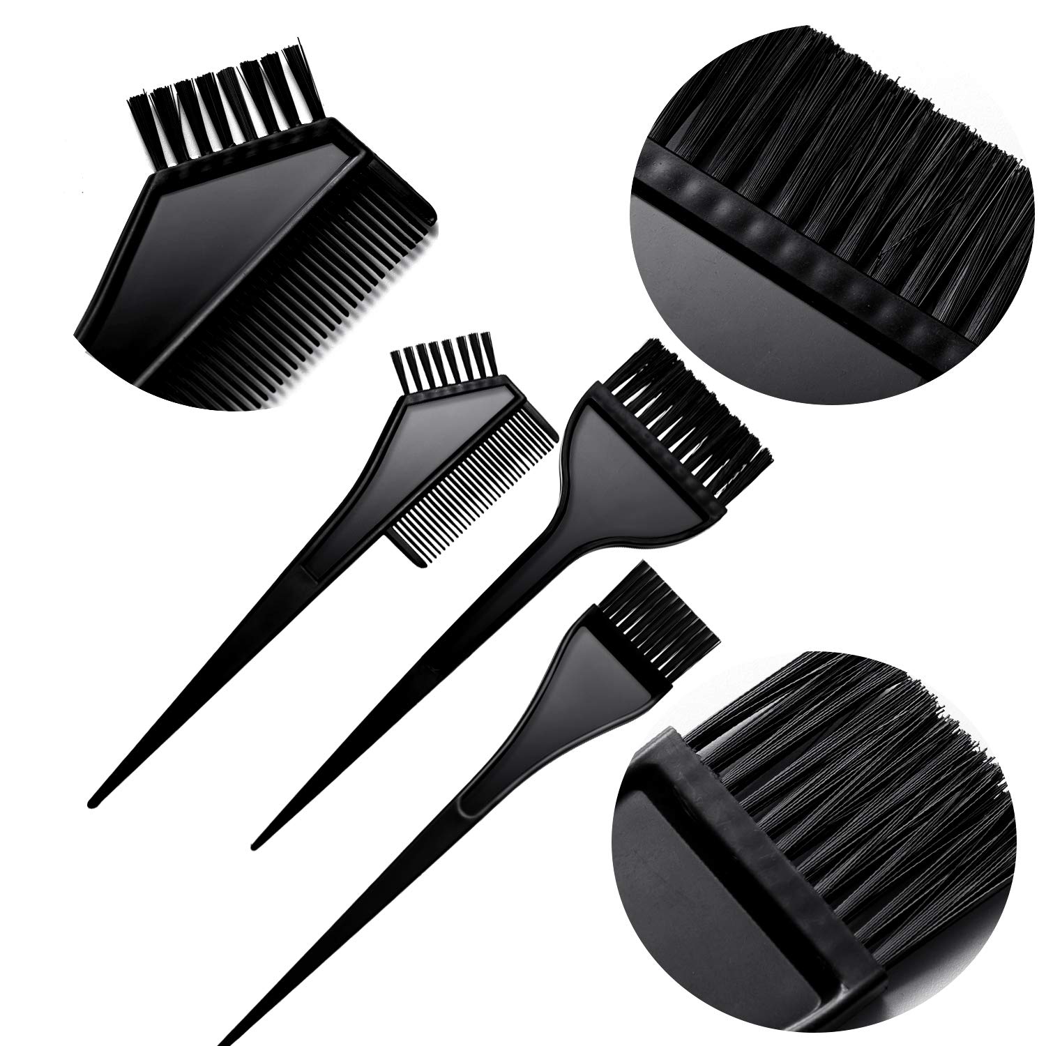 3 Sets Hair Dye Color Brush Hair Dye Comb and Mixing Bowl for Hair Tint Dying Coloring Tool, 12 Pieces Totally : Beauty
