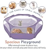 Pawaboo Small Animals Playpen Breathable Waterproof Tent Purple view 7