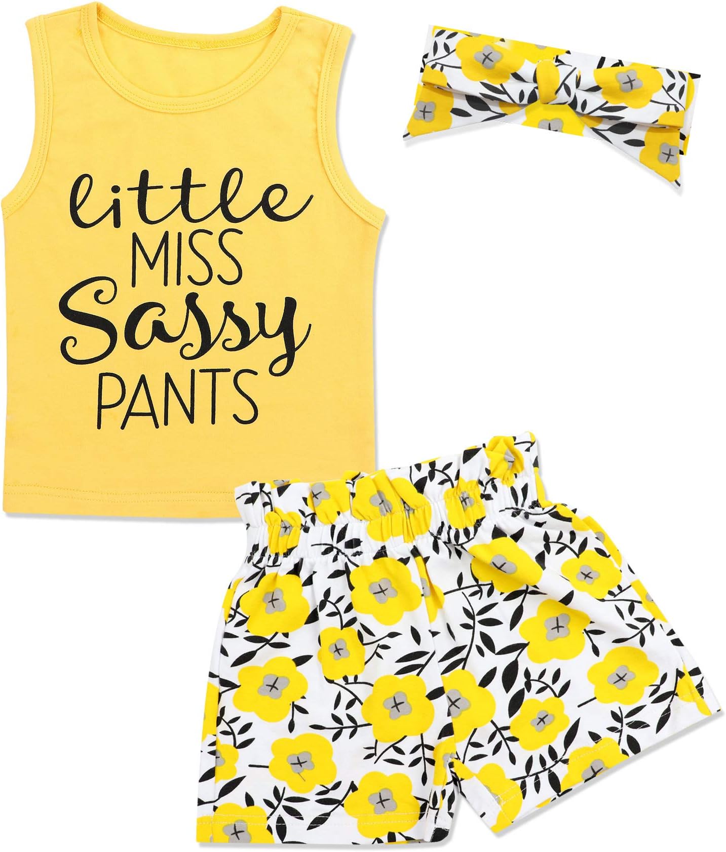 Newborn Baby Girl Clothes Flare Sleeve Romper + Floral Short Pants 2pcs Summer Outfit Set