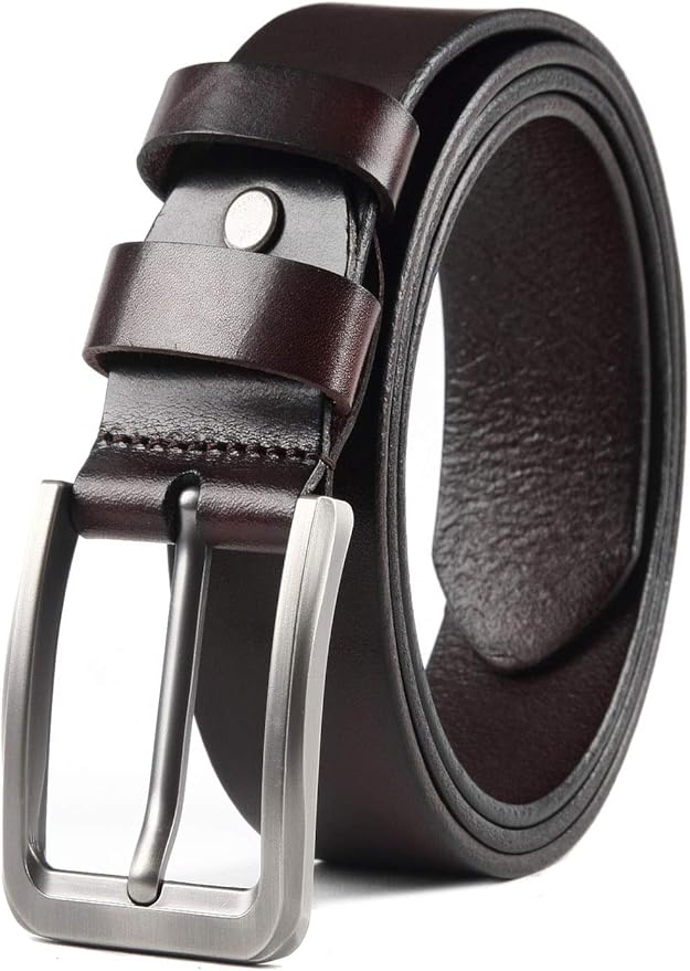 mens full grain leather dress belt