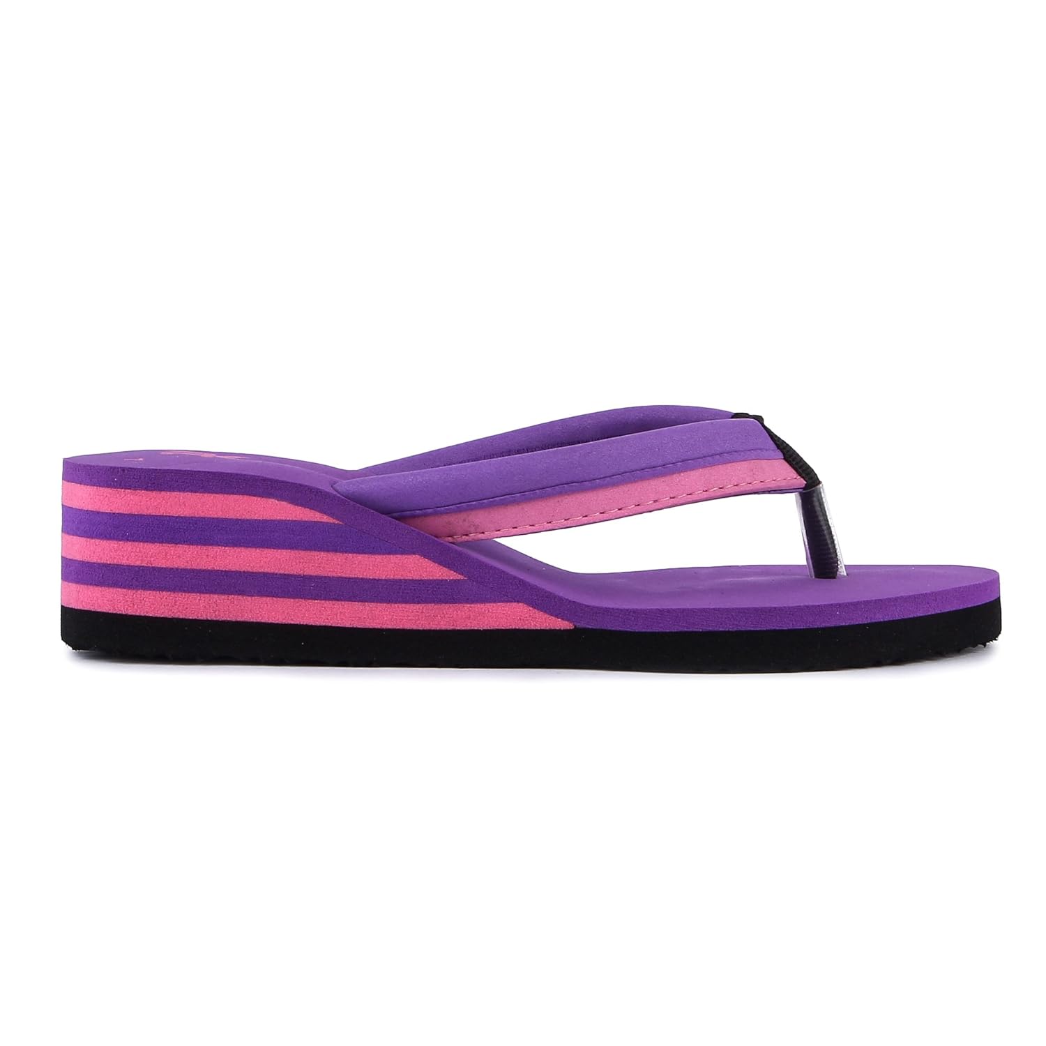 pkkart purple high heel comfort flipflop