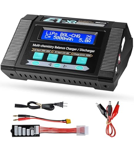 Amazon.com: BGUAD CQ3 100Wx4/10Ax4 RC LiPo Charger Discharger 4CH