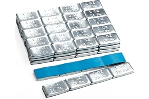 JiiinMiiin Upgraded Wheel Weights 1oz - 72PCS Adhesive Stick on Wheel Weights, 72 oz/Box, Perfect for Cars/Trucks/SUVs/Motorcycles