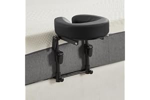 HoMove Massage Headrest for Bed, Adjustable Massage Kit at Home, Massage Face Cradle for Mattress, Bed Massage Head Holder, F