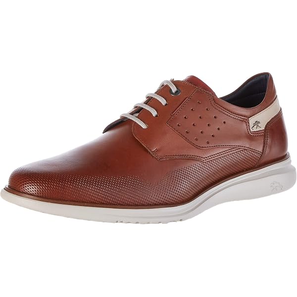 Fluchos Mens 11.5 EU46 Dress Shoes Brown Leather Heracles Lace Up Classic Oxford Fluchos – COMFORT ONE SHOES main image 3
