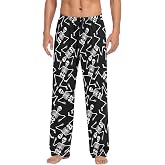 Cute Pajama Pants Mens Lounge Pants Super Soft Men Pajama Bottoms with Pockets Drawstring