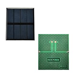 Fielect 5pcs 2V 0.6W Solar Panel Polysilicon Mini