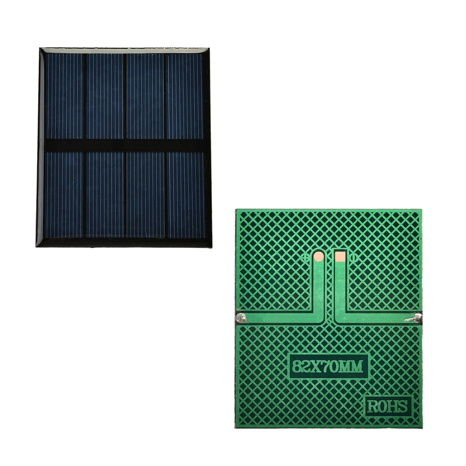 Fielect 5pcs 2V 0.6W Solar Panel Polysilicon Mini