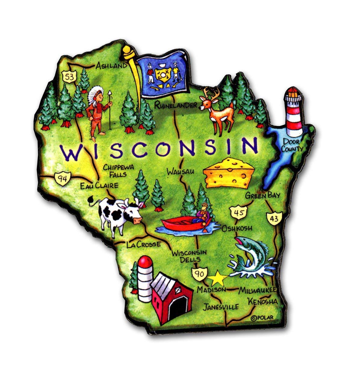 Best Wisconsin Magnets For Refrigerator