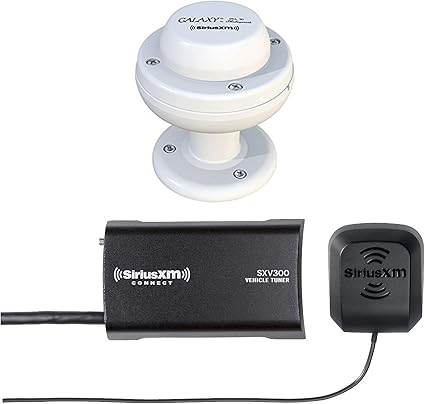 Amazon.com: Shakespeare SRA-50 Galaxy SiriusXM Satellite Antenna, and New  SiriusXM SXV300v1 Satellite Radio Connect Vehicle Tuner Kit for Satellite  Radio: Car Electronics