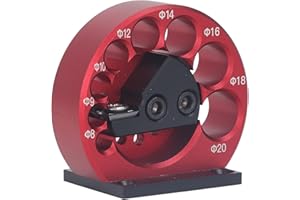 8 to 20mm Dowel Maker, with Round High Accuracy Aluminum Alloy Body and Cemented Carbide Blade Ideal for Woodworking Precisio