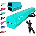 MARFULA Balance Beam - Folding Floor Gymnastics Equipment for Kids, Non Slip Base - 6 FT to 10 FT for Home Gym Use