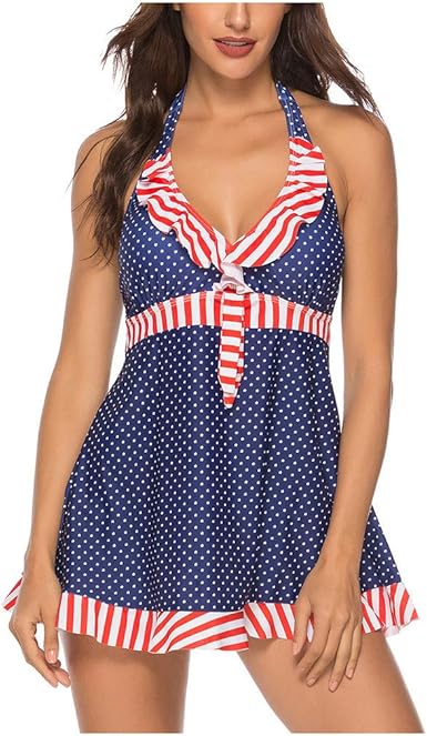 two piece swim dress