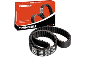 A-Premium Engine Timing Belt Compatible with Chevrolet Metro 1998-2001 & Ford Escort 1991-1996 & Geo Metro 1996-1997 & Mercury Tracer 1991-1996 & Pontiac Firefly & Suzuki Swift, 1.0L 1.3L 1.9L