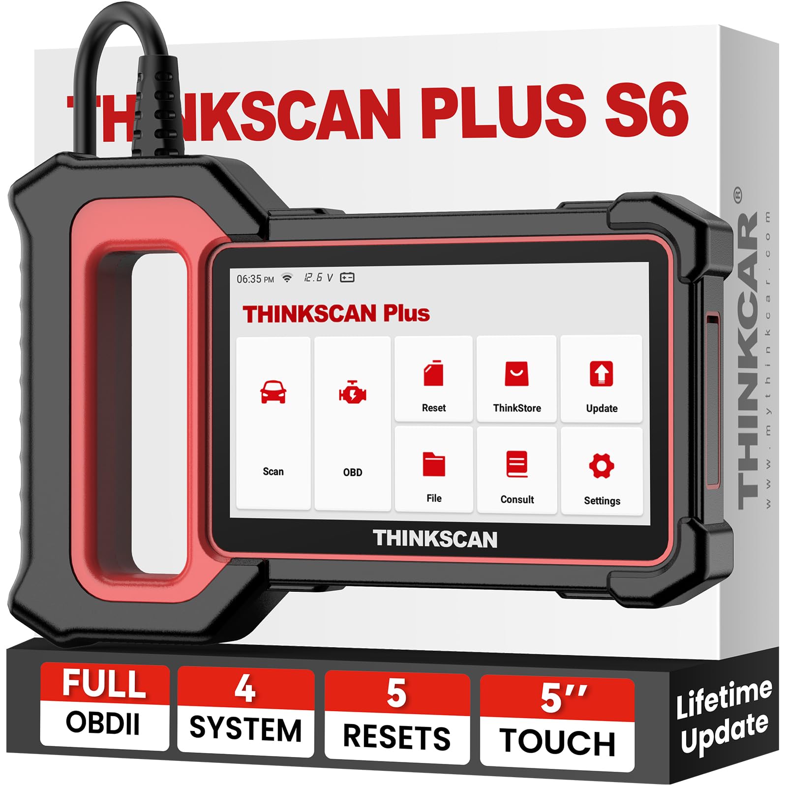 THINKCAR OBD2 Scanner, ThinkScan Plus S6