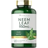 Carlyle Neem Leaf | 950mg | 120 Powder Capsules | Non-GMO and Gluten Free Formula | Value Size | Traditional Herbal Supplement | Azadirachta Indica