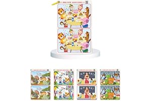 Pack of 32 cards to discover the difference suitable for kids