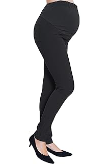 black skinny maternity work pants