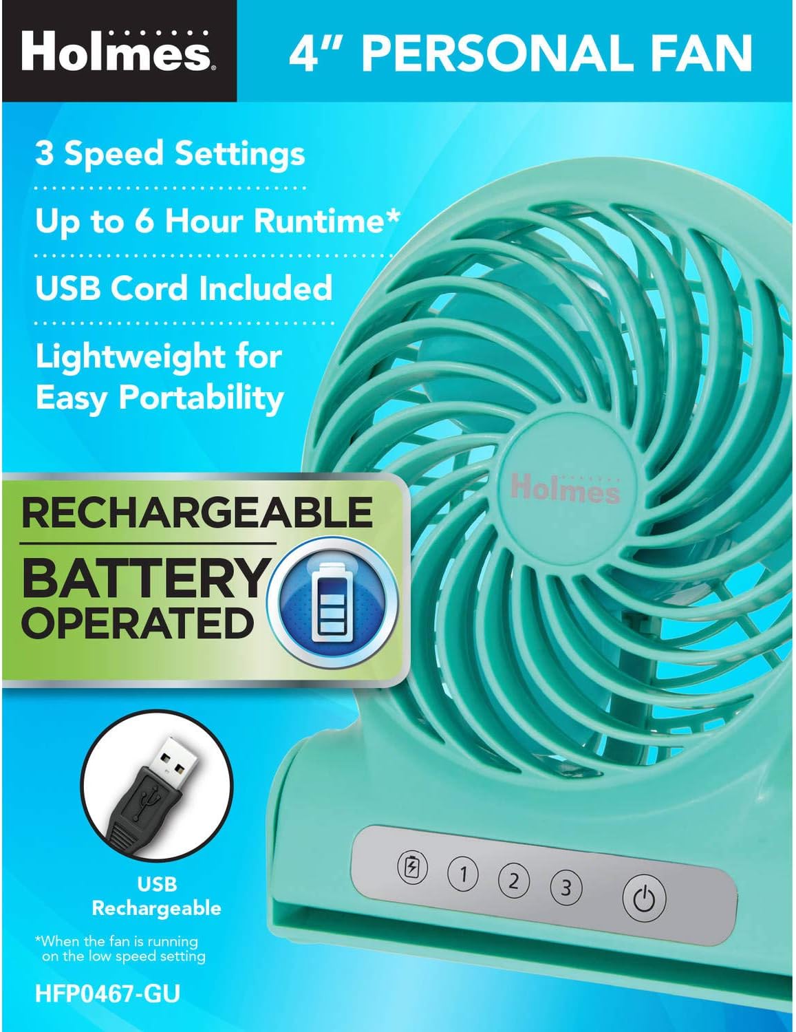 Best holmes 4in personal fan