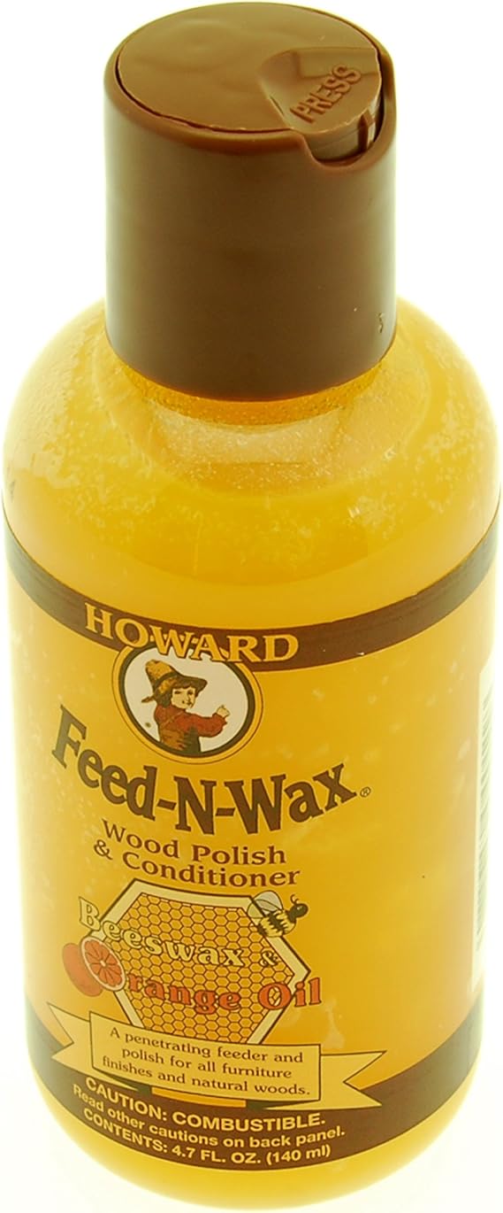 Howard FW0004 FeedNWax Wood Polish and Conditioner, 4.7Ounce Amazon