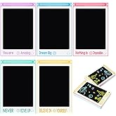MotiMind 15 Pcs 8.5 Inch Back to School Gifts Inspirational LCD Writing Tablet Motivational Candy Color Doodle Board Drawing Tablet Erasable Reusable Electronic Drawing Pads First Day of School Gift
